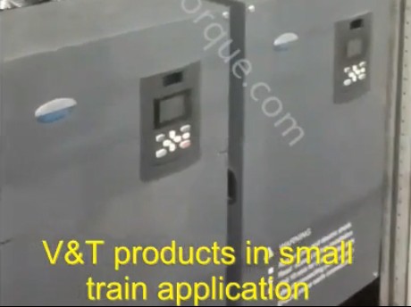 تعمل V&T AC على تشغيل المنتجات في تطبيقات القطارات الصغيرة
